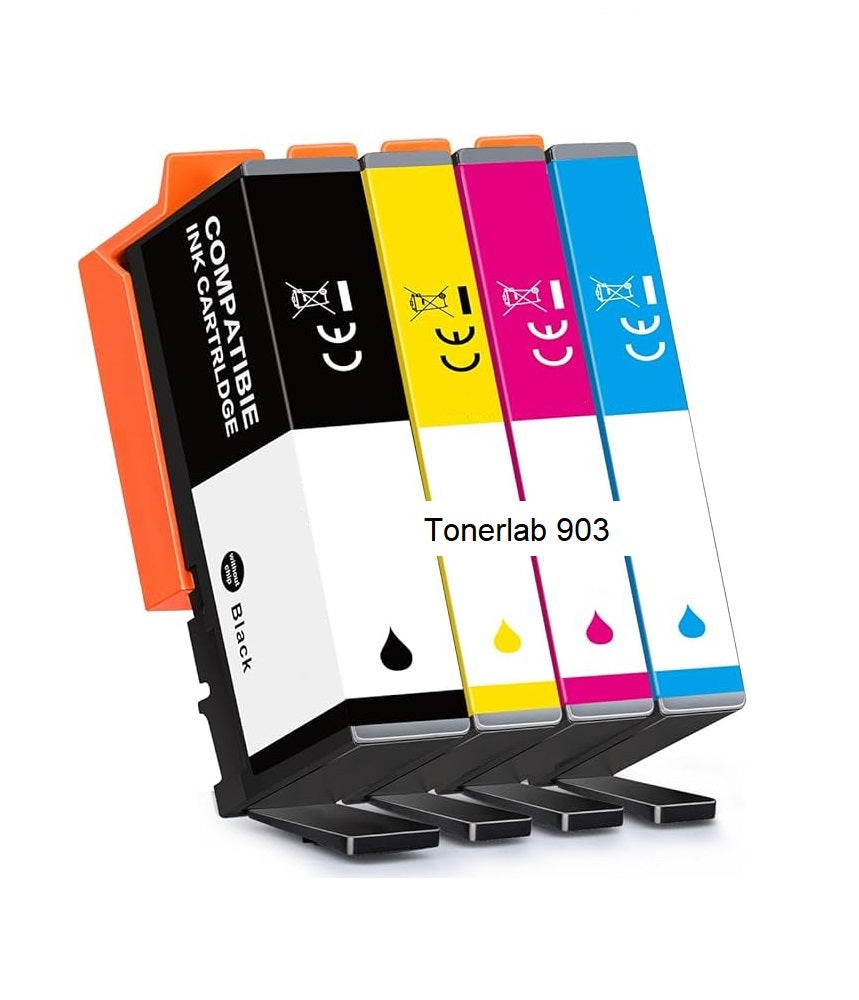 4 cartucce compatibili con Hp 903 XL|Hp Officejet Pro 6950/6960/6970