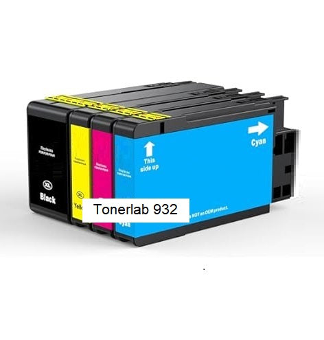 4 cartucce compatibili con Hp 932-933 XL|Hp Officejet 6100/6600/6700/7110/7610/7612
