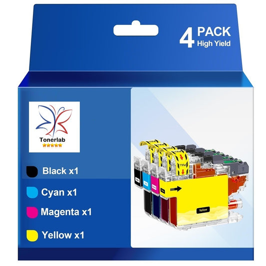 4 cartucce compatibili con Brother LC 424|Brother DCP J 1200W